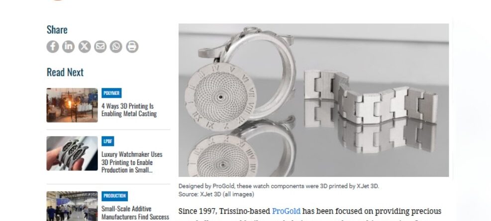 3D Printing Sustains Creativity, Efficiency for Luxury Jewelry Manufacturer