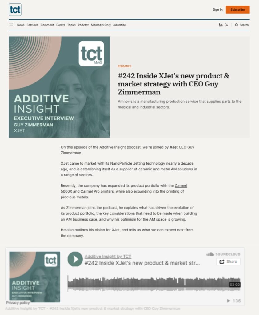 INSIDE XJET'S NEW PRODUCT & MARKET STRATEGY WITH CEO GUY ZIMMERMAN